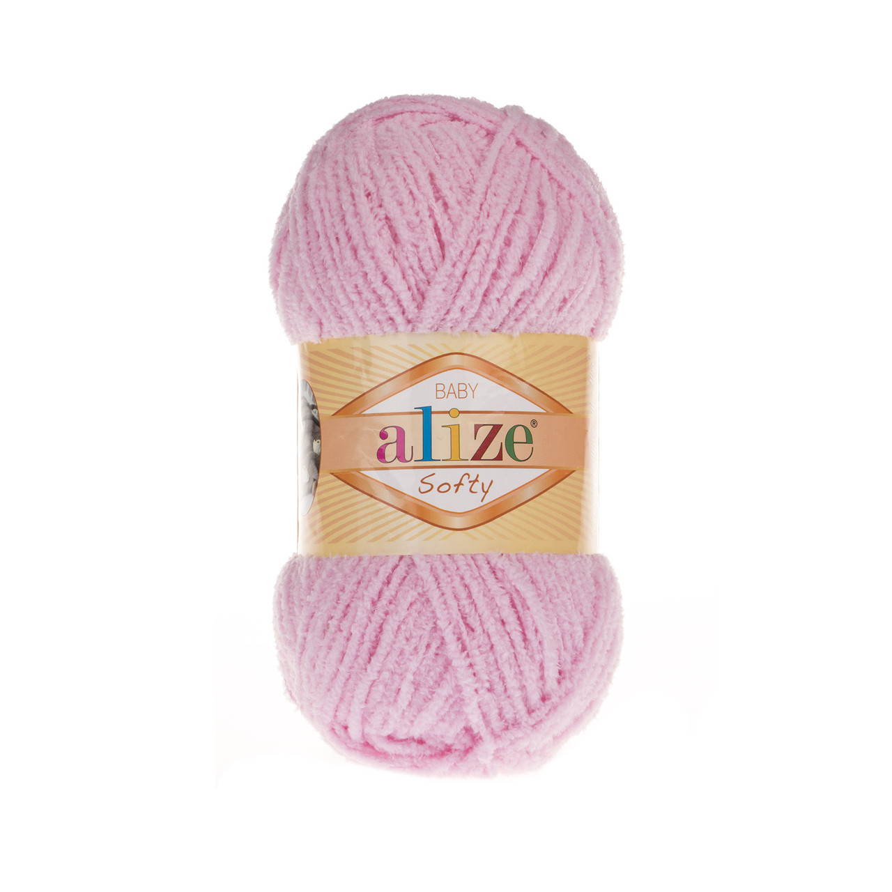Пряжа Alize Softy цвет 185 нежно-розовый - фото 1 - id-p86054686