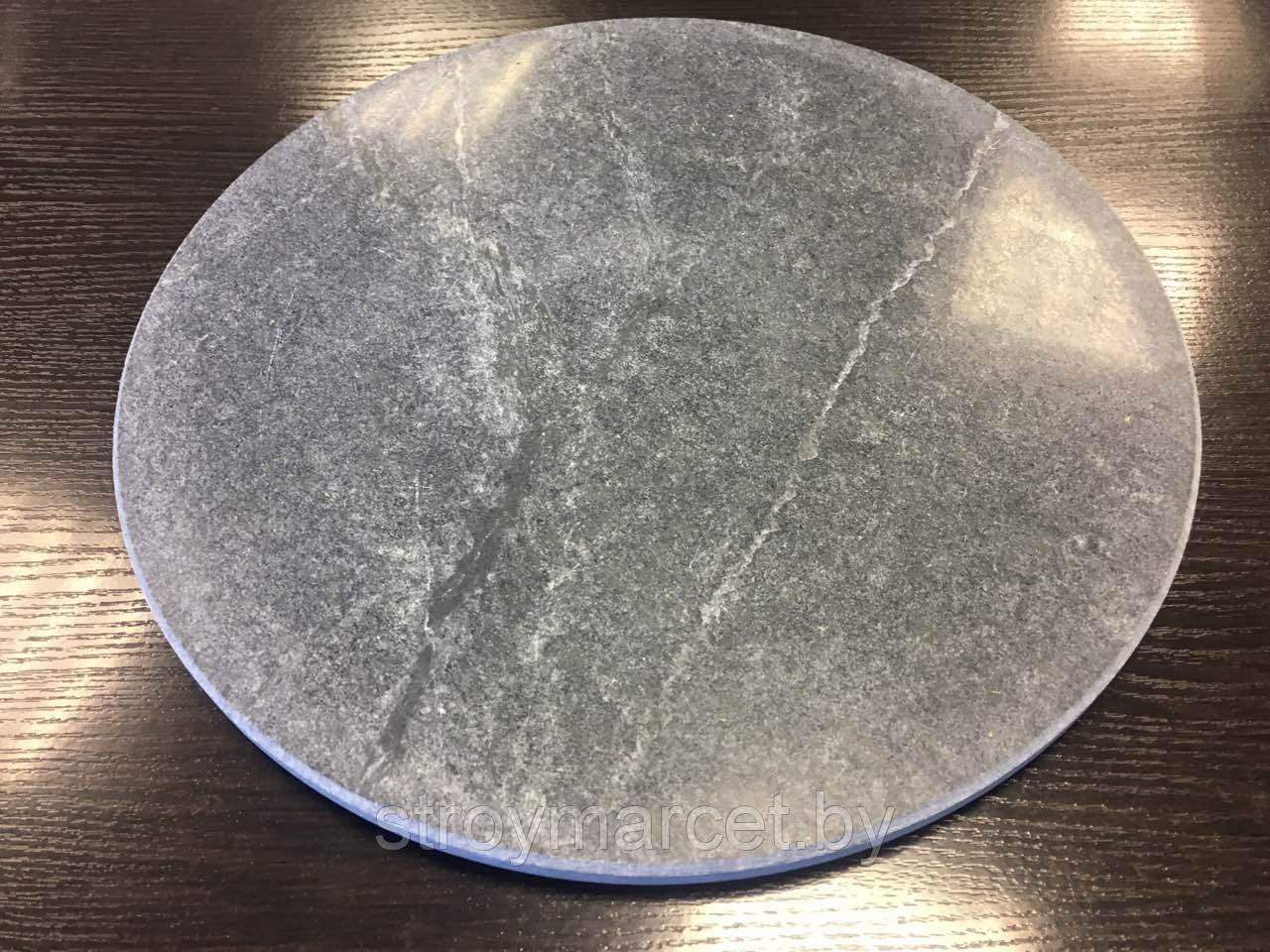 Гриль-тарелка круглая (d=300 мм) из натурального камня талькохлорит - фото 8 - id-p78568090