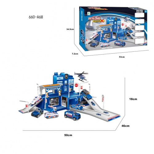 Детская парковка SixSixZero "Полиция" 660-A68