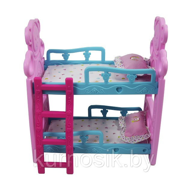 Двухъярусная кроватка для кукол Doll bed 8117 - фото 2 - id-p86062028