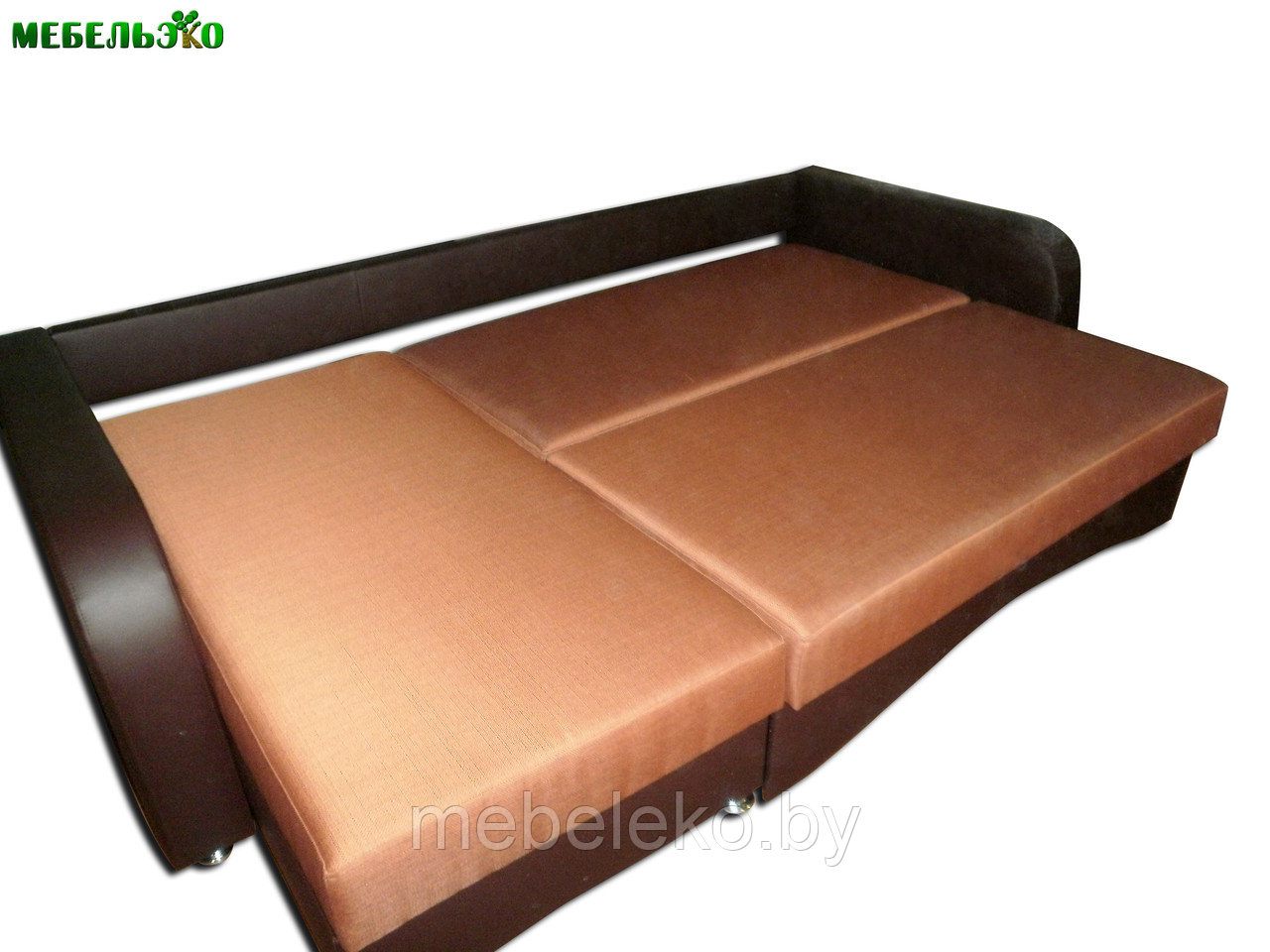 Угловой диван "Диона" коричневый - фото 3 - id-p86067666
