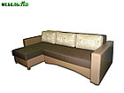 Угловой диван "Диона" коричневый patern, фото 2