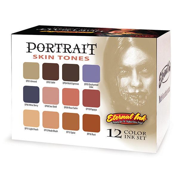 Набор цветов красок Eternal 15мл. 12 Portrait Skin Tone Collection