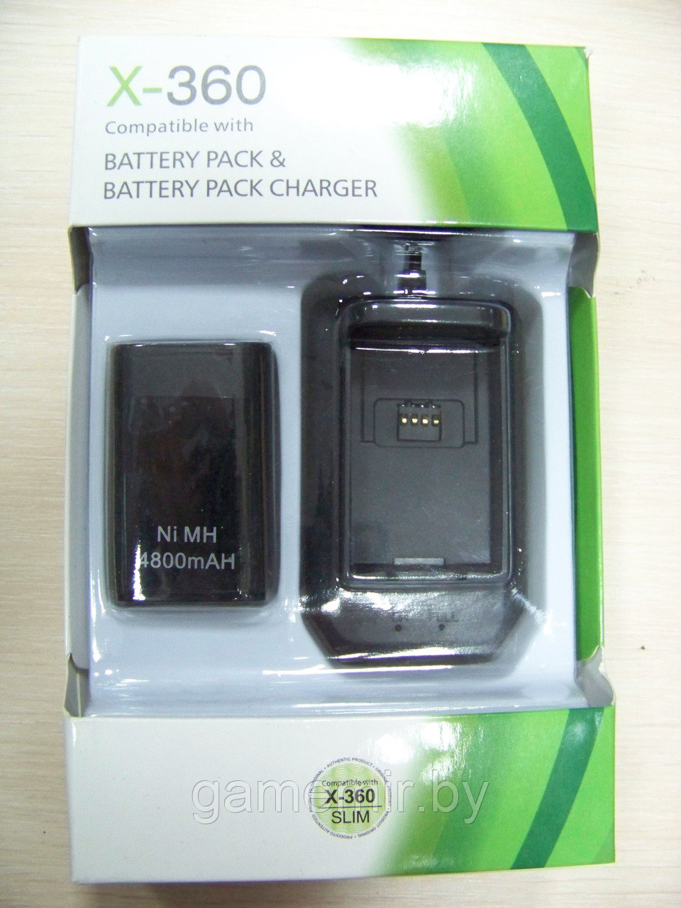 Зарядное устройство XBOX 360 Battery Pack & Battery Pack Charger (Копия) - фото 1 - id-p4211407