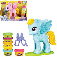Набор для лепки, набор пластилина "Прически для пони. My little Pony " набор для творчества, SM8001, 6 цветов