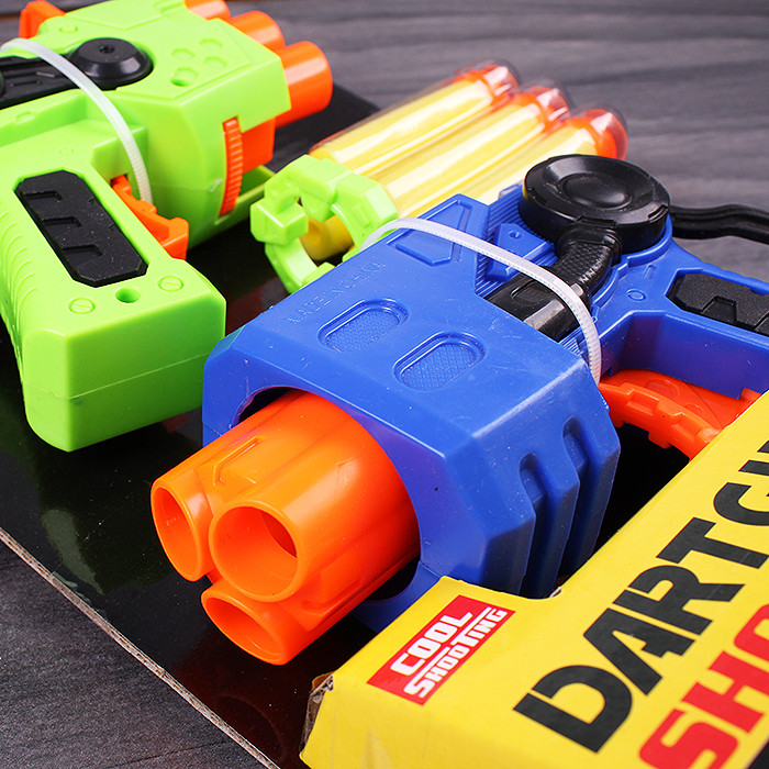 Пистолеты в наборе с мягкими пулями (игрушка)