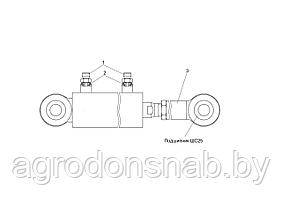 Гидроцилиндр поворота выгрузного шнека Гомсельмаш КЗК-10-0602500