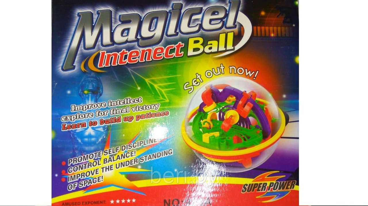 Логический шар, лабиринт 100 шагов, 3D Maze Ball "Головоломка" 923а - фото 2 - id-p86173754