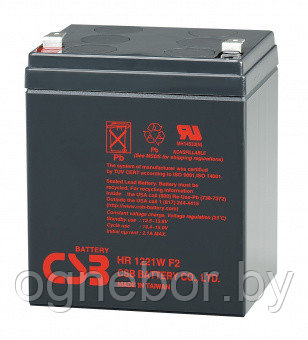 Аккумуляторная батарея CSB HR 1221W F2 12V/5Ah - фото 1 - id-p86189615