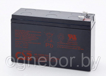 Аккумуляторная батарея CSB HR 1224W F2 12V/6.4Ah Slim - фото 1 - id-p86191063