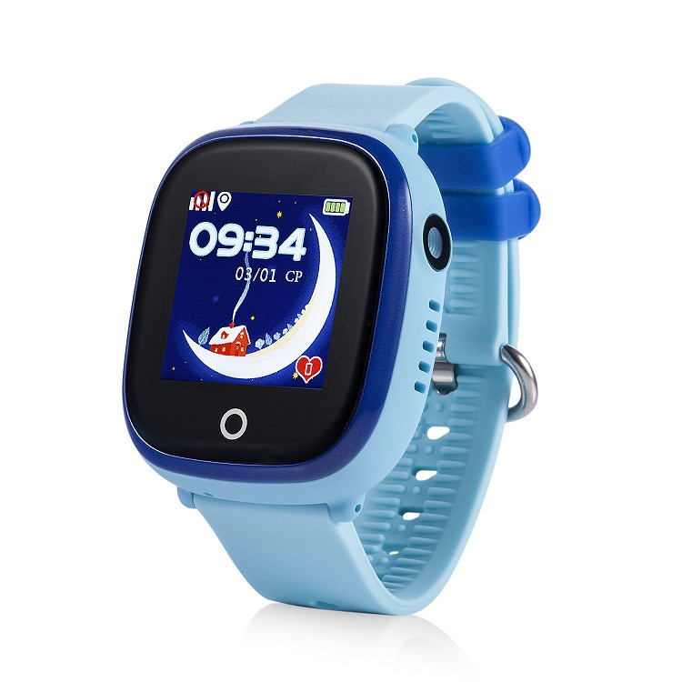 Детские умные часы водонепроницаемые Smart Baby Watch GW400X (голубой) - фото 1 - id-p86195754