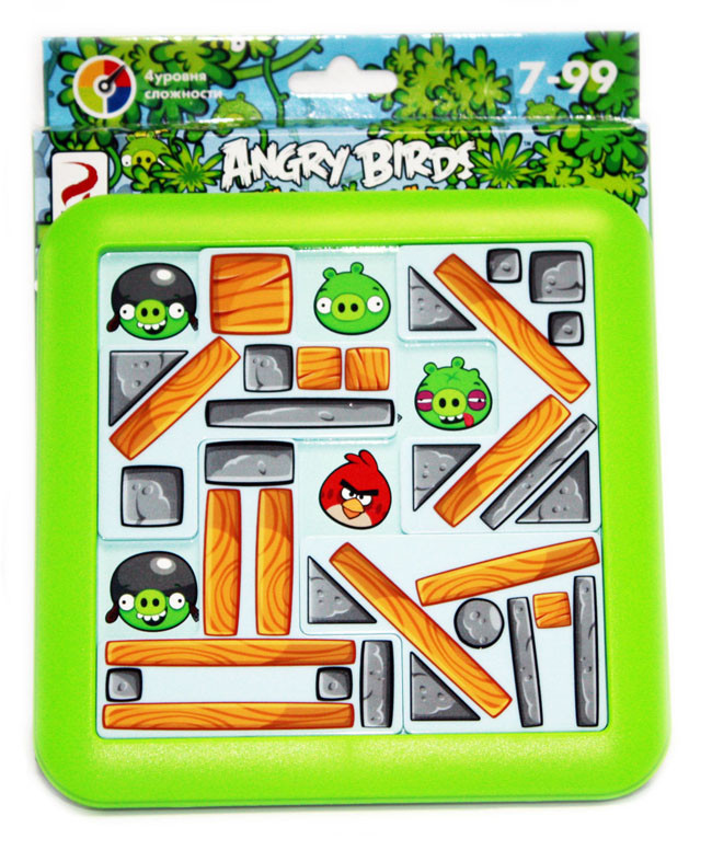 Логическая игра Angry Birds Под Конструкцией, Bondibon (Бондибон) (уценен) - фото 2 - id-p86196887