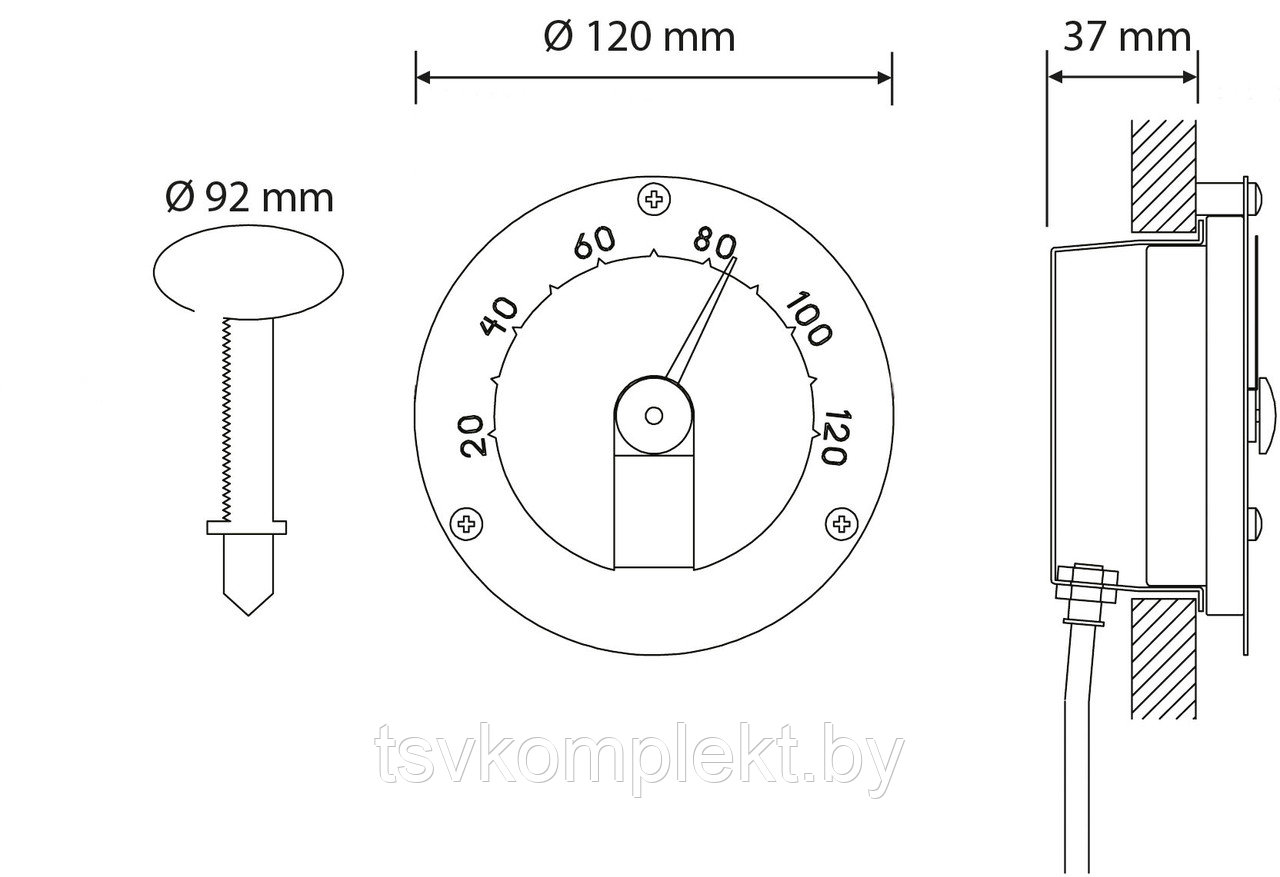 Термометр Cariitti - фото 2 - id-p86215027