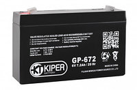 Аккумуляторная батарея Kiper GP-672 F1 6V/7.2Ah