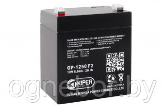 Аккумуляторная батарея Kiper GP-1250 F2 12V/5Ah