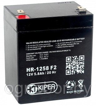 Аккумуляторная батарея Kiper HR-1258 F2 12V/5.8Ah
