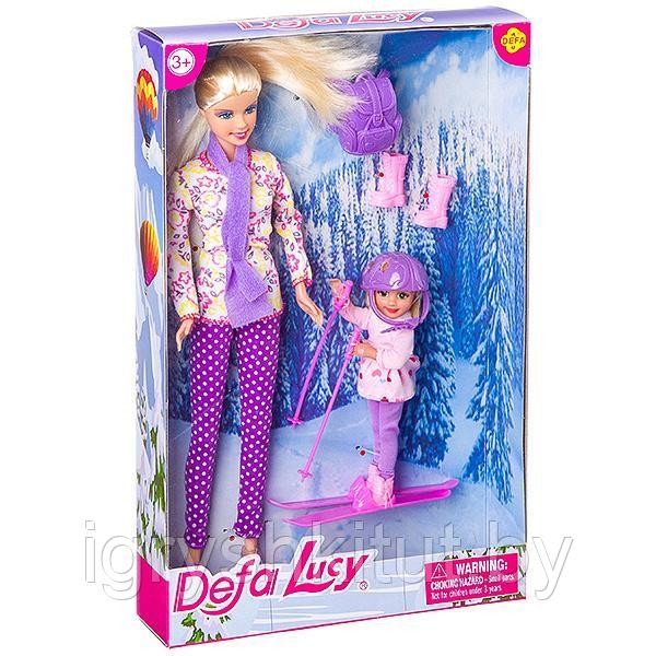Кукла Дефа Люси c дочкой лыжницей 8356 Defa Lucy - фото 3 - id-p86221507