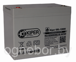 Аккумуляторная батарея гелевая Kiper GEL-12800 12V/80Ah