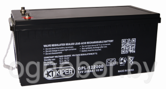 Аккумуляторная батарея Kiper GPL-122000 12V/200Ah