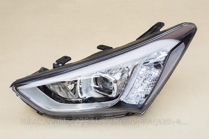 Фара левая HYUNDAI SANTA FE 13- LED