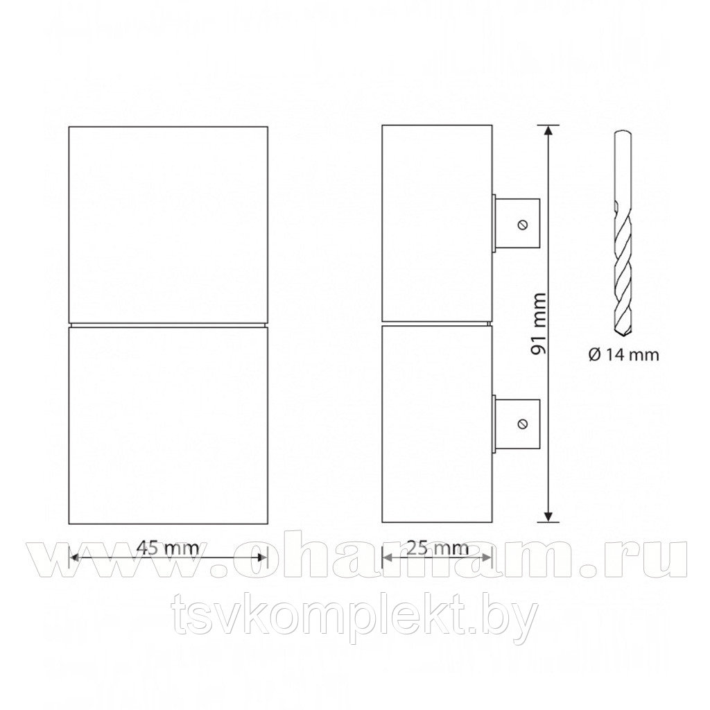 Светильник Cariitti SX SQ - фото 4 - id-p86225189