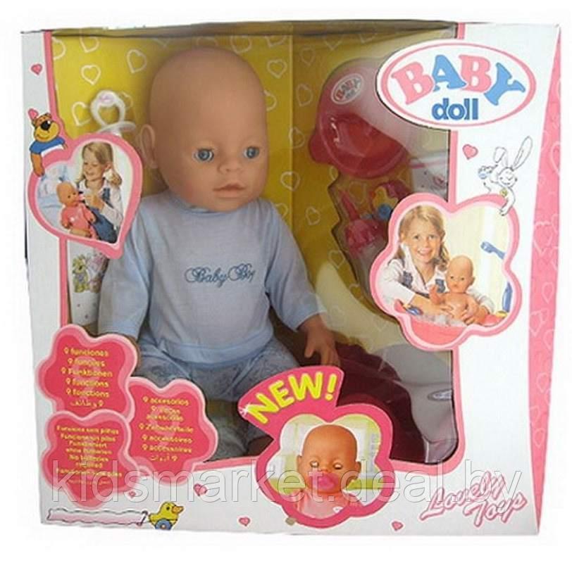 Кукла Baby Doll - 9 функций (расцветки в ассортименте) - фото 3 - id-p86228106