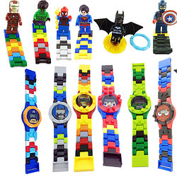 Часы наручные c минифигуркой на браслете Lego Super Heroes