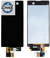 Дисплей (экран) Sony Xperia M5 Dual E5663, с тачскрином, черный (аналог)