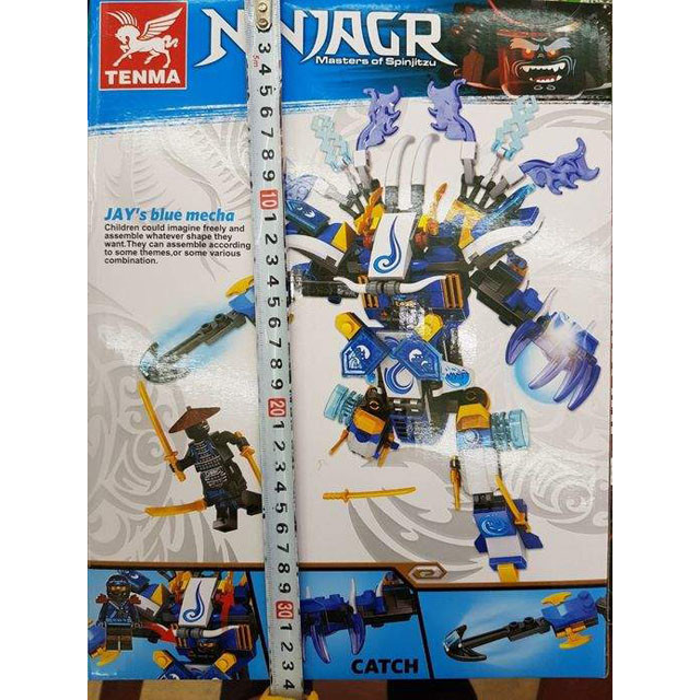 Конструктор Tenma TM6411-2 Ninjagr Летающий робот Джея (аналог Lego Ninjago) 269 деталей - фото 3 - id-p86229010