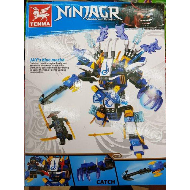 Конструктор Tenma TM6411-2 Ninjagr Летающий робот Джея (аналог Lego Ninjago) 269 деталей - фото 2 - id-p86229010
