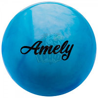 Мяч для художественной гимнастики Amely 150 мм (синий/белый) (арт. AGB-101-15-BL/W)