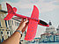 Детский большой игрушечный Светящийся Самолет Планер 49*47см для игры детей малышей. Игрушка для детей, фото 2