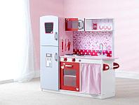 Детская деревянная кухня VT174-1151 (холодильник, мойка,плита,аксессуары)