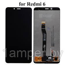 Дисплей Original для Xiaomi Redmi 6/Redmi 6A В сборе с тачскрином. Белый, черный