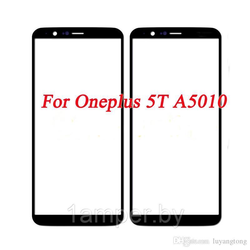 Стекло экрана OnePlus 5T Черное - фото 1 - id-p86260050