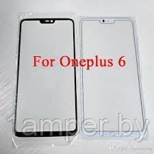 Стекло экрана OnePlus 6 Черное - фото 1 - id-p86260090