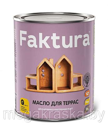 Масло для террас "faktura" бесцветное+цветное - 0,7л., фото 2