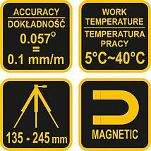 Уровень лазерный мини на штативе, VOREL, 17560, фото 3