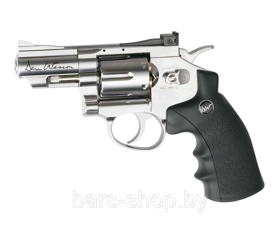 Пневматический револьвер ASG Dan Wesson 2.5 серебристый Silver 4,5 мм