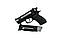 Пневматический пистолет ASG CZ-75 D Compact пластик, подвижный никелированный металлический затвор 4,5 мм, фото 5