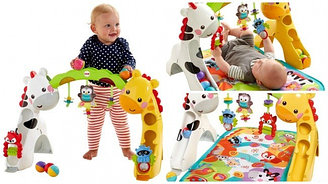 ИГРОВОЙ КОМПЛЕКС 2В1 "FISHER-PRICE CCB70 NEWBORN TO-TODDLER PLAY GYM"