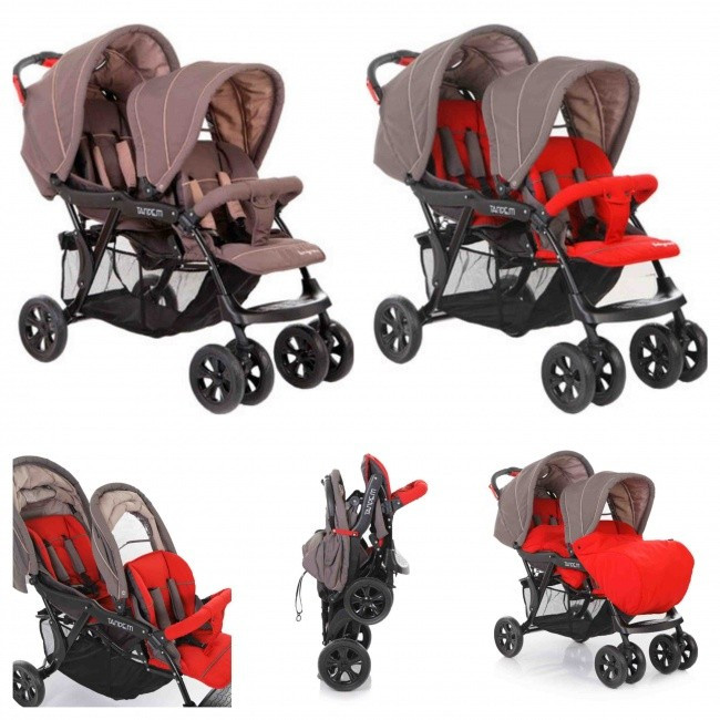 Прогулочная коляска для двойни Baby Care Tandem - фото 1 - id-p70279218