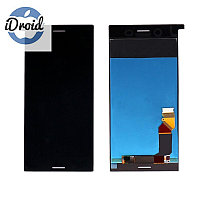 Дисплей (экран) Sony Xperia XZ Premium G8141 G8142 в рамке с тачскрином, черный