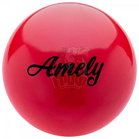 Мяч для художественной гимнастики Amely 190 мм (красный) (арт. AGB-101-19-R)