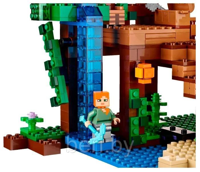 Конструктор QSO8 MineCraft My World 10471 Домик на дереве в джунглях" 718 детале (аналог Lego 21125) Майнкрафт - фото 4 - id-p86357651