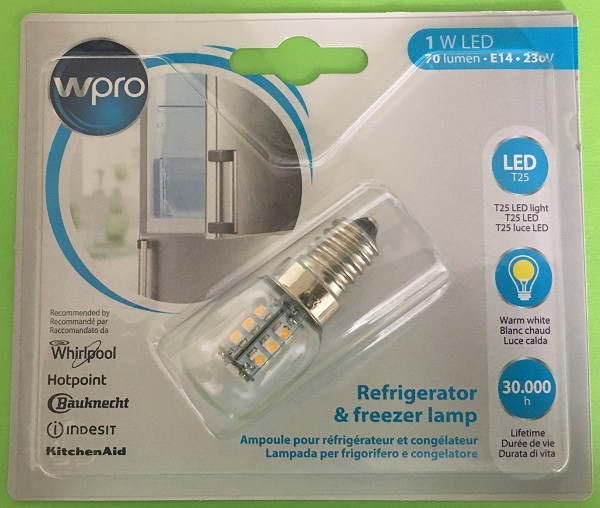 Светодиодная лампа для холодильника  E14 / 1W / 220V / 30000h  арт. 484000008964  Альтернатива: 484000000977