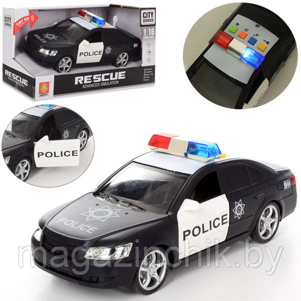 Полицейская машина WY560B, свет, звук - фото 1 - id-p85305253