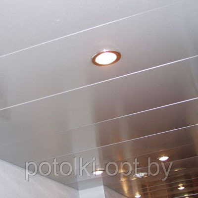Реечный потолок "Албес" белый жемчуг (S-дизайн) - фото 4 - id-p2266518