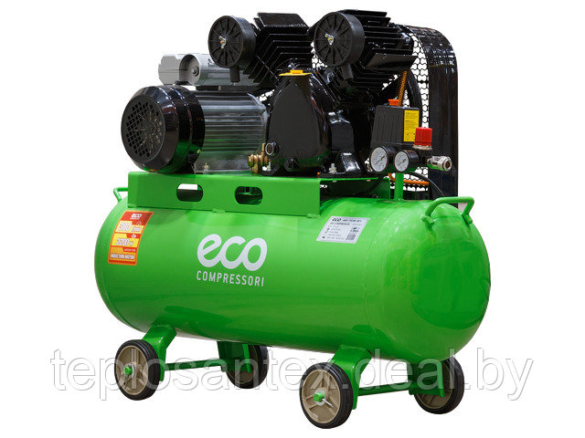 Компрессор ECO AE-705-B1 (380 л/мин, 8 атм., рес.70л, 2.2 кВт/220В) в Гомеле - фото 2 - id-p32113789