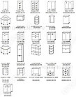 Кухня МДФ Чёрно-белый глянец, фото 2